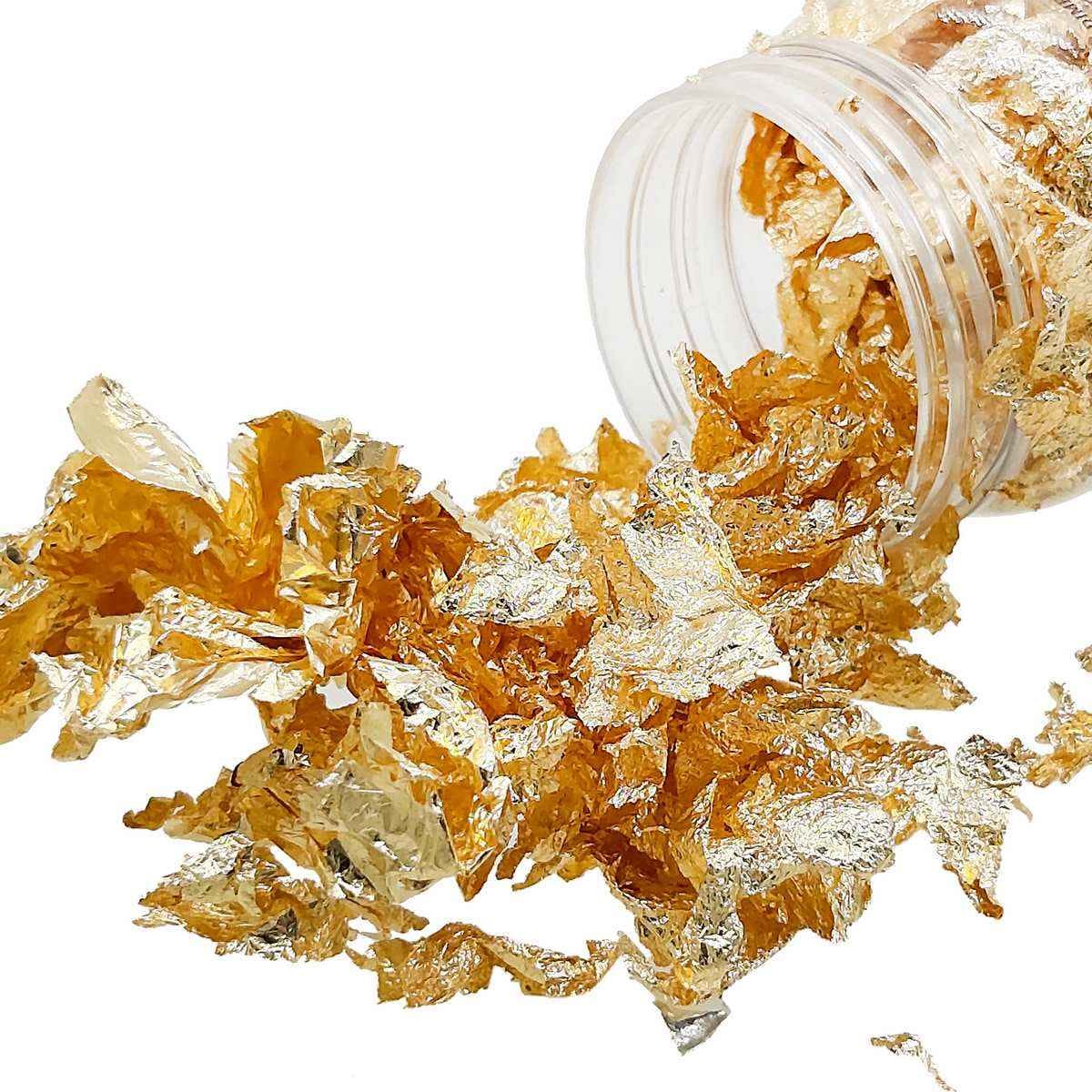 Gold Gilding Flakes 9 Grams Small Bottle JGFSG01