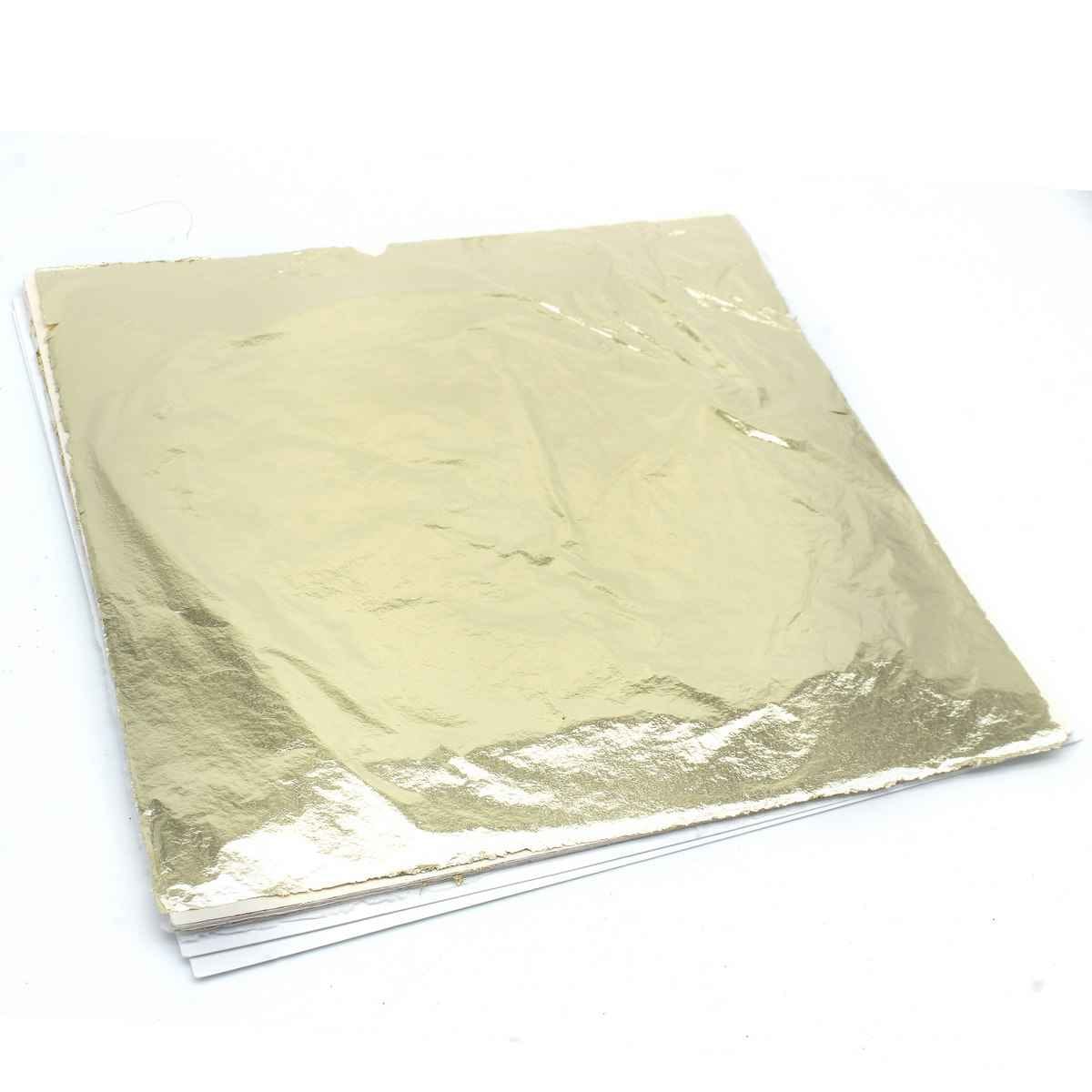 Gold Gilding Foil Paper 6X6 Inch 25 Sheets GLFA00