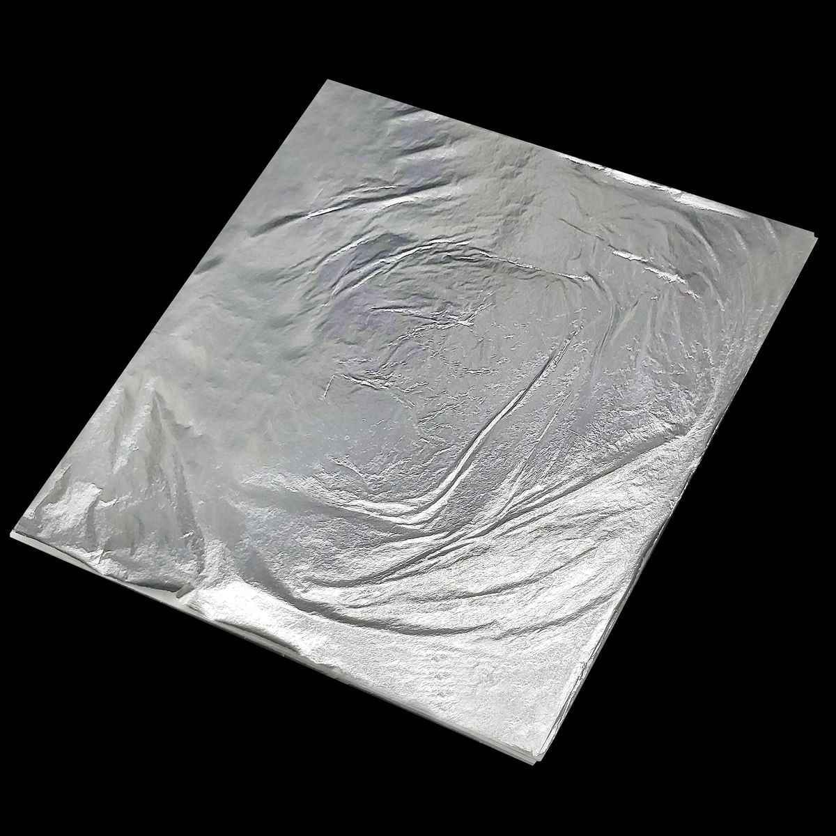 Silver Gilding Foil Paper 6X6 Inch 25 Sheets JGSF01