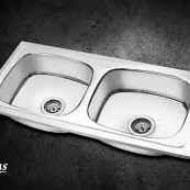 37*18*8 SEZON SINK (DOUBLE BOWL) (ORANGE)