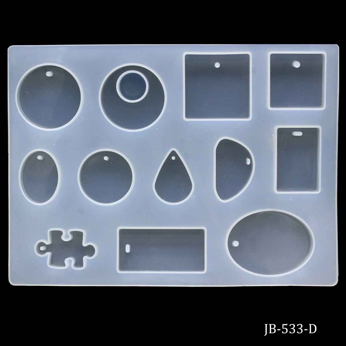 Silicone Mould Diy Jewellery Pendant Size 15.5x11.5x1 cm JB-533-D