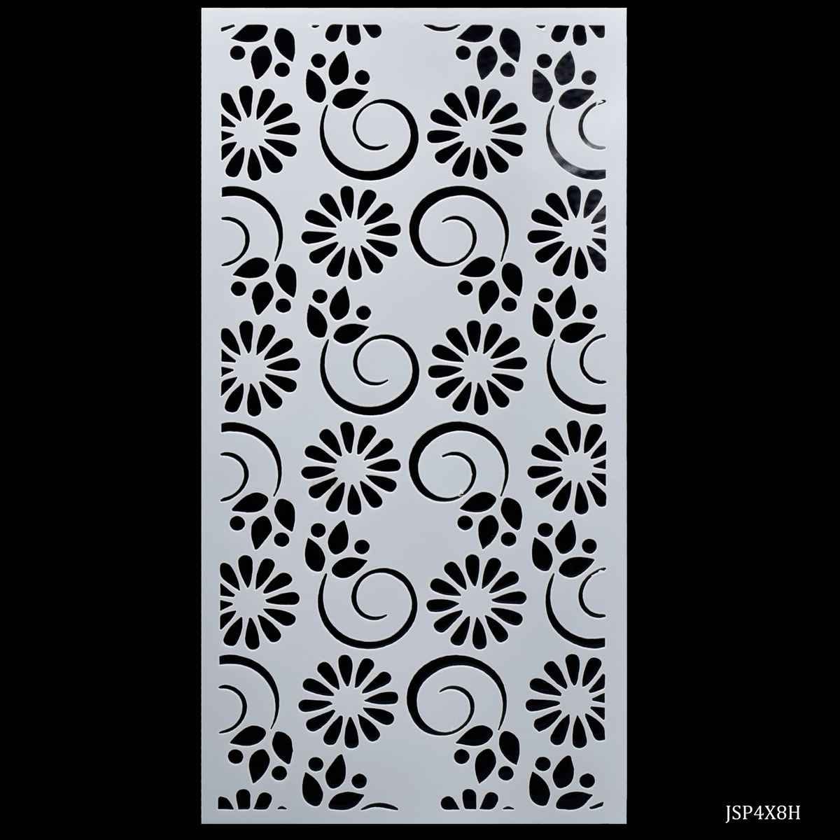Crafts Flower Stencil Plastic 1 Pcs 4x8 Inch JSP4X8H