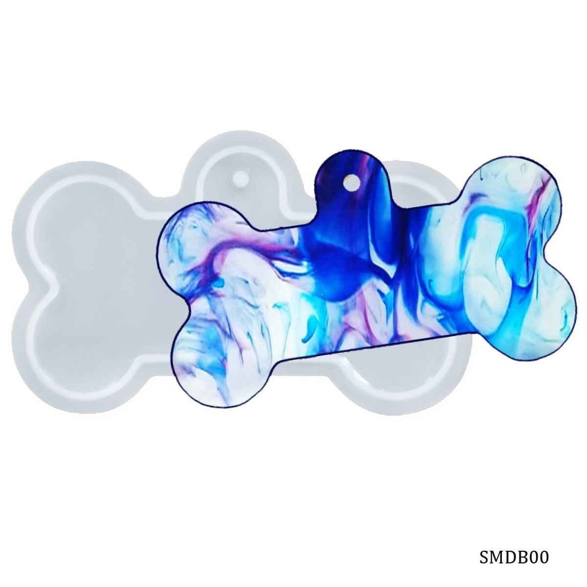 Silicone Mould Dog Bone, Size 6x3.5x0.7 cm SMDB00