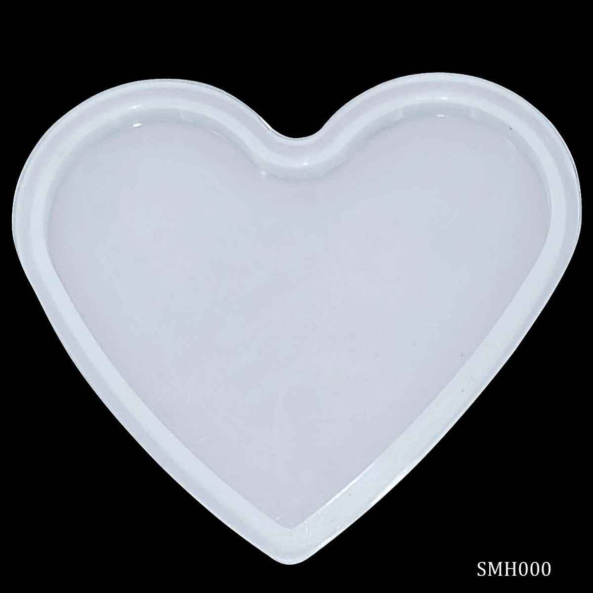 Silicone Mould Heart Size 4.1x3.5 Inch SMH000