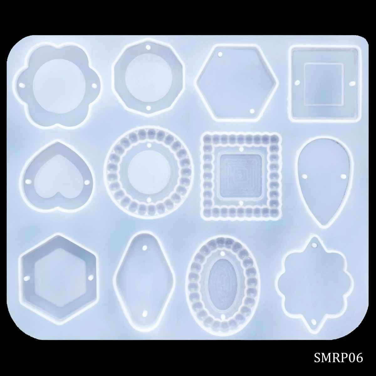 Silicone Mould Rakhi Bracelet 12 Design, Size: 10x10 cm. 35 mm Depth. SMRP06