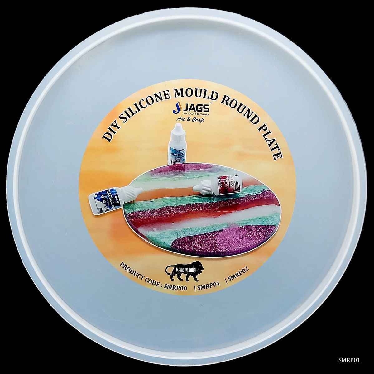 Silicone Mould Round Plate Size 10 Inch Depth 7 mm SMRP01