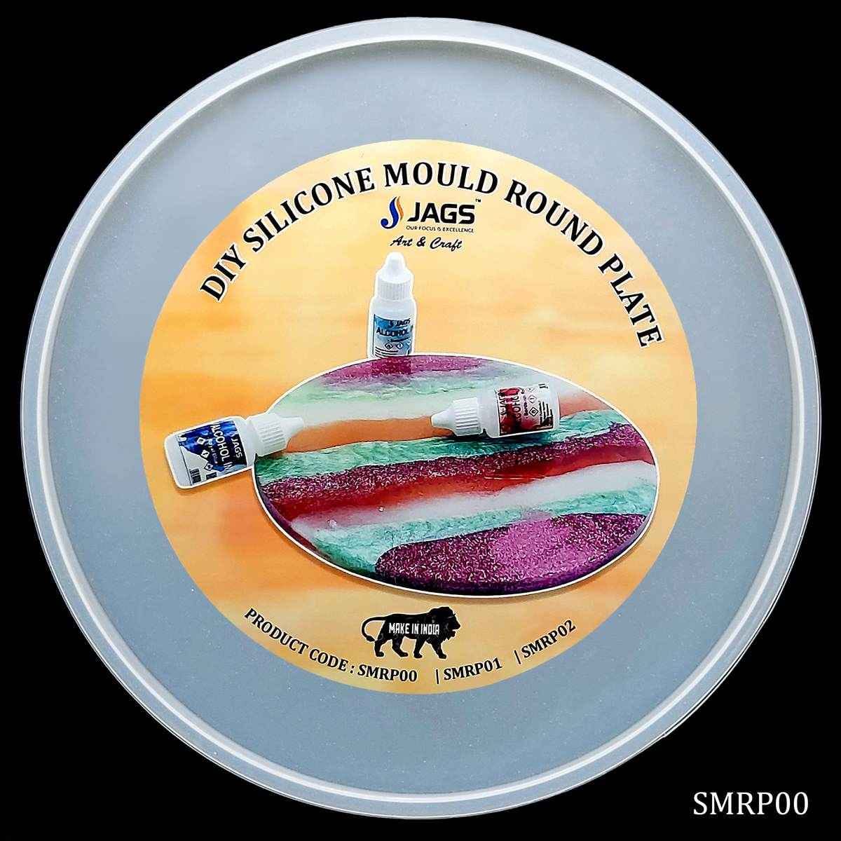 Silicone Mould Round Plate Size 8 Inch Depth: 7 mm SMRP00