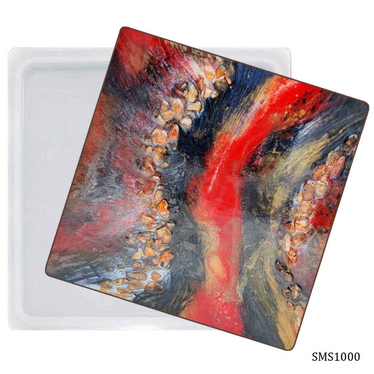 Silicone Mould Square Size 10 Inch Depth: 7 mm SMS1000