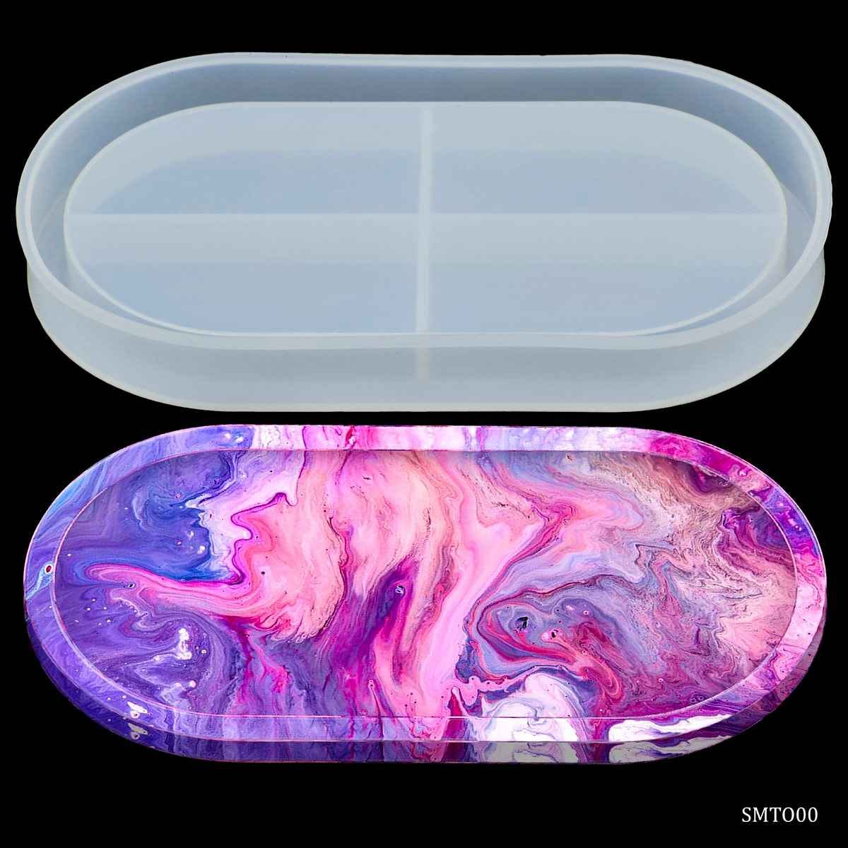 Silicone Mould Tray Oval Size 4 X 7.5 Inch SMTO00