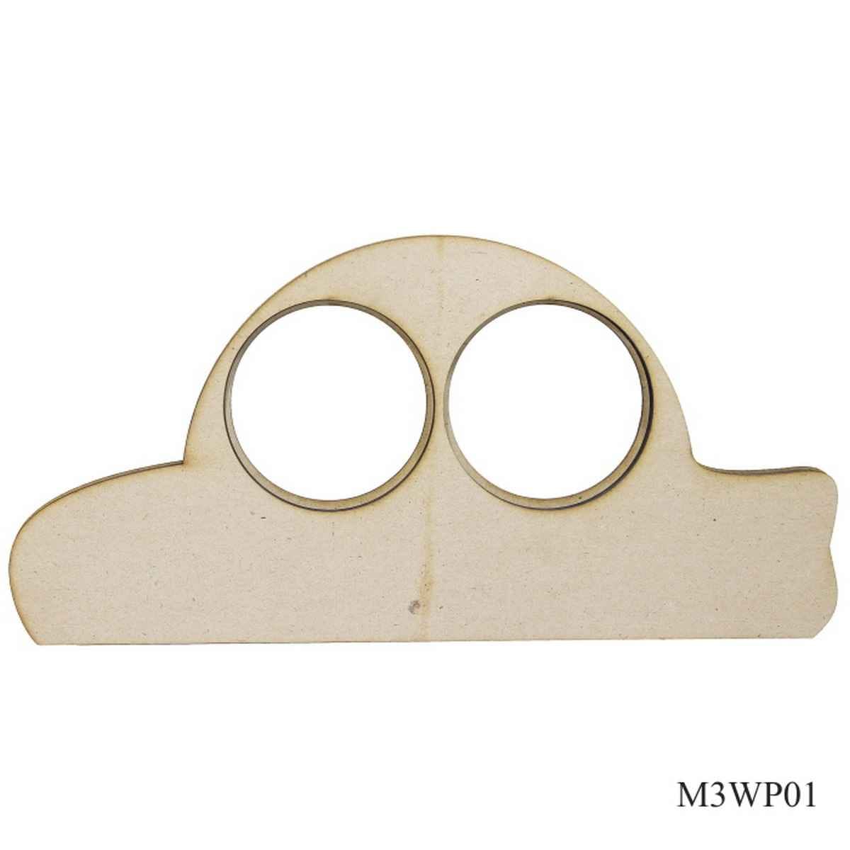 MDF 3D Wooden Photo Frame Car M3WP01
