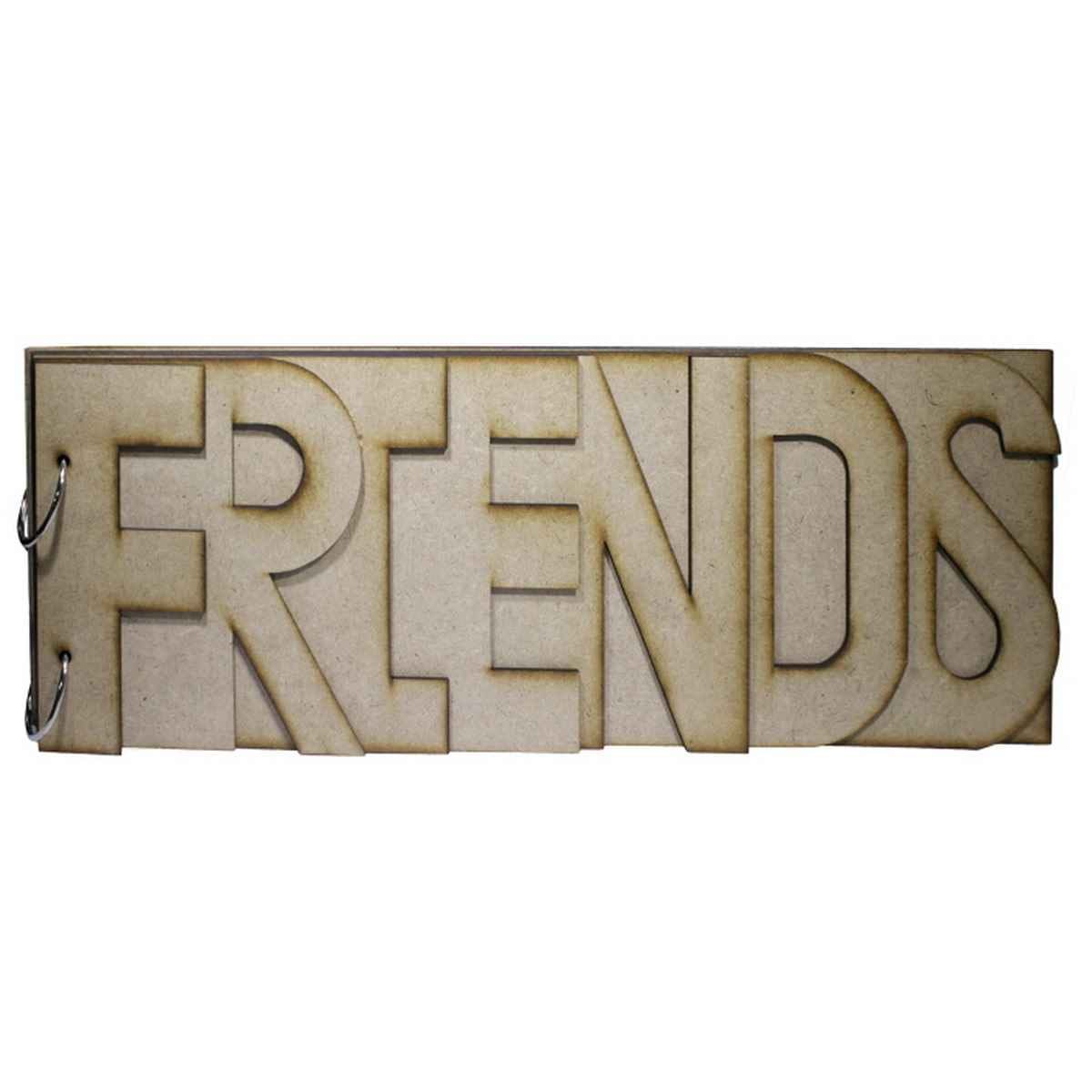 MDF Wooden Album Friends Wooden Cut-outs Size 6 Inch MFA600