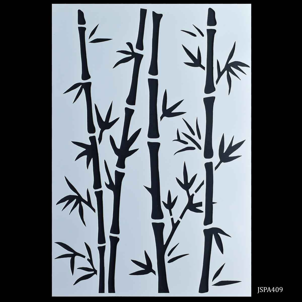 Crafts Bamboo Tree Drawing A4 Stencil Plastic 1 Piece JSPA409