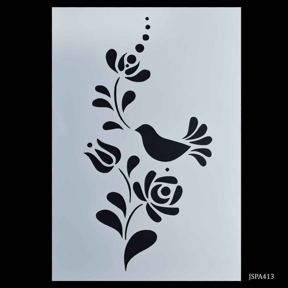 Crafts Bird Drawing A4 Stencil Plastic 1 Piece JSPA413