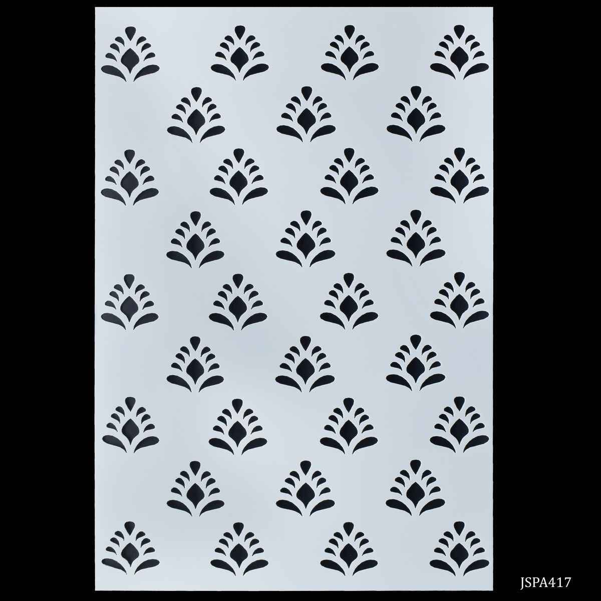 Crafts Leaf Design Drawing A4 Stencil Plastic 1 Piece JSPA417