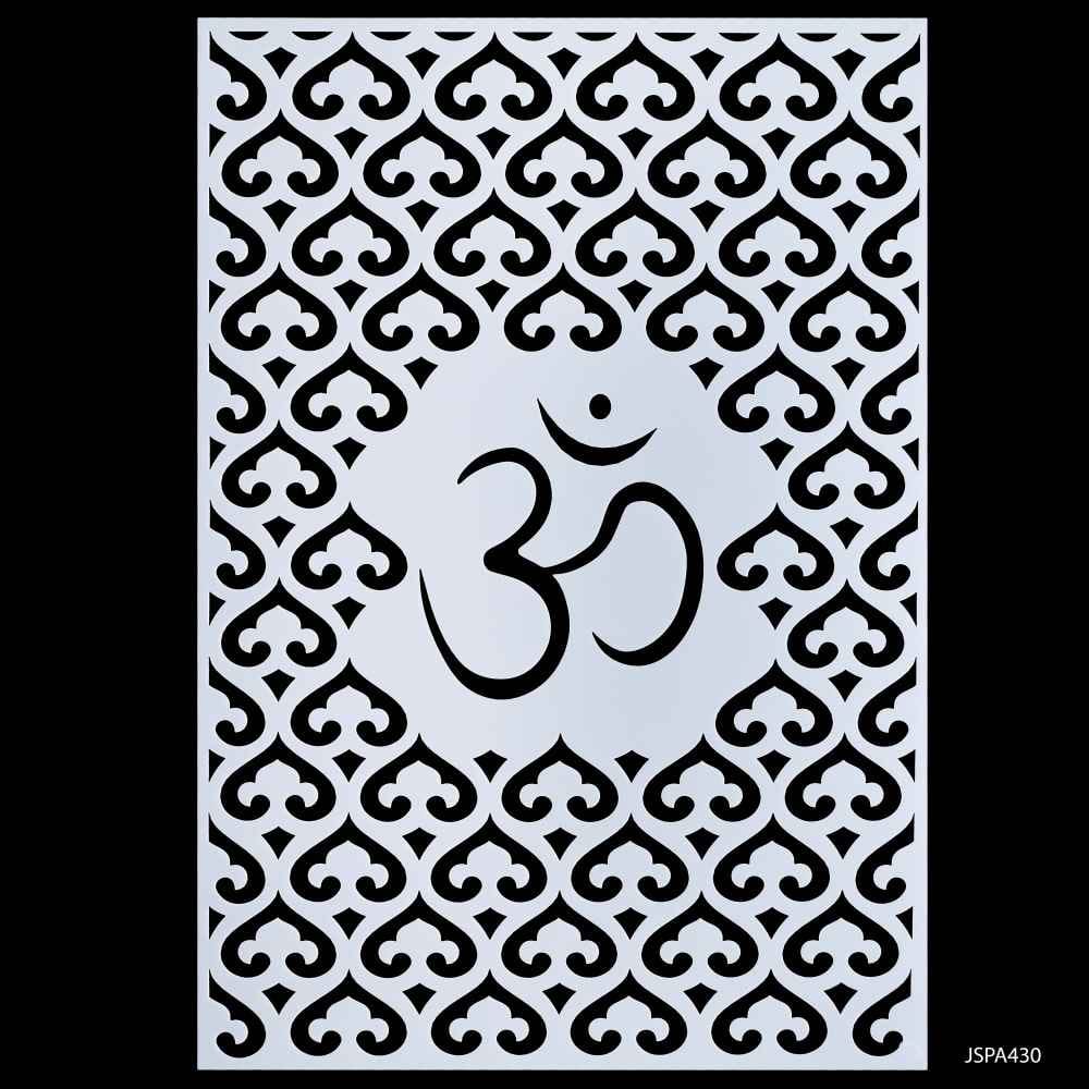 Crafts OM Drawing A4 Stencil Plastic 1 Piece JSPA430