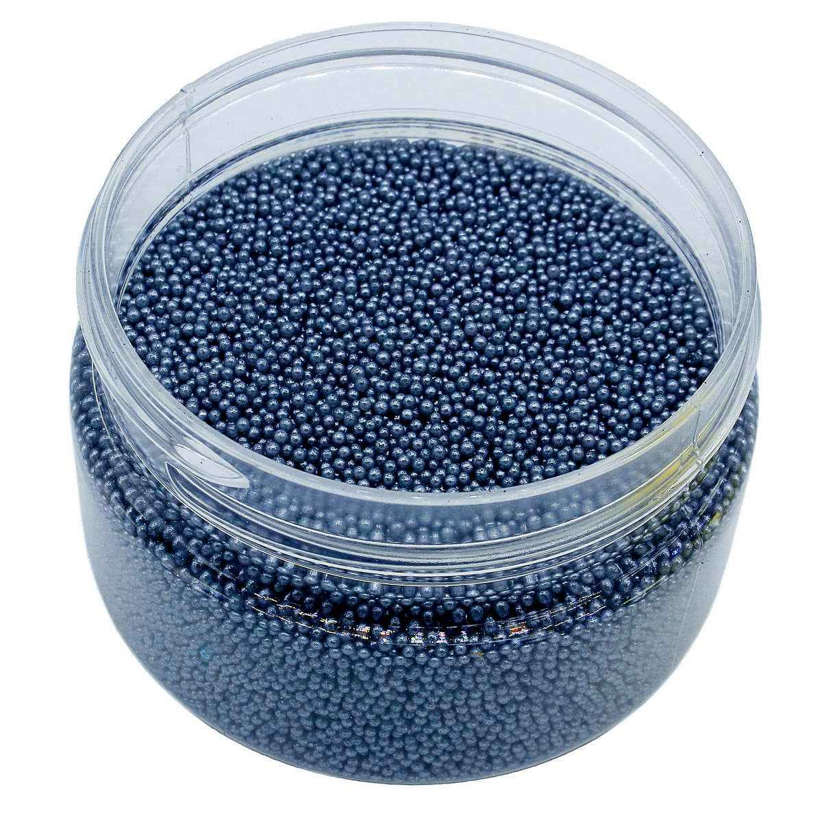 Micro Mini Pearl Beads Pack of 45 gms Net Gun Metal MBA604GL