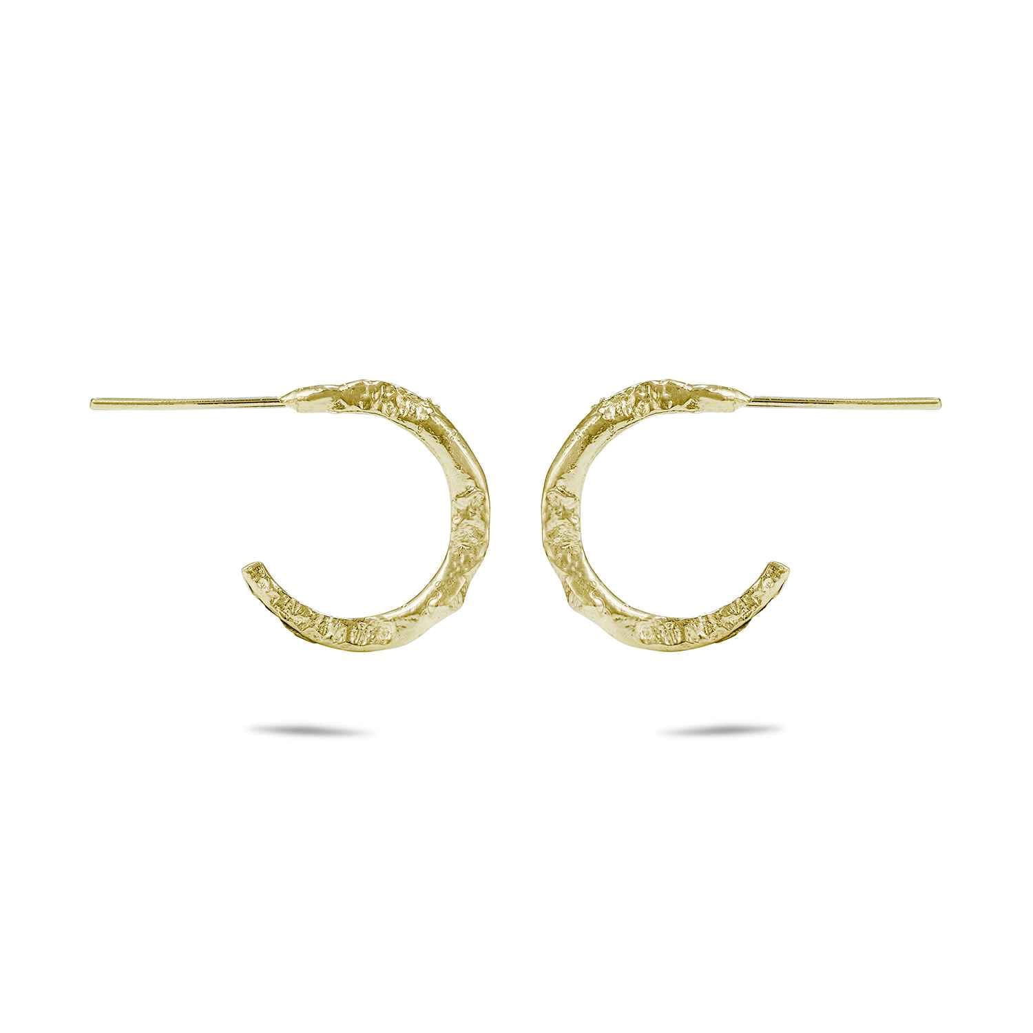 Crafted Hoop Gold- Earrings
