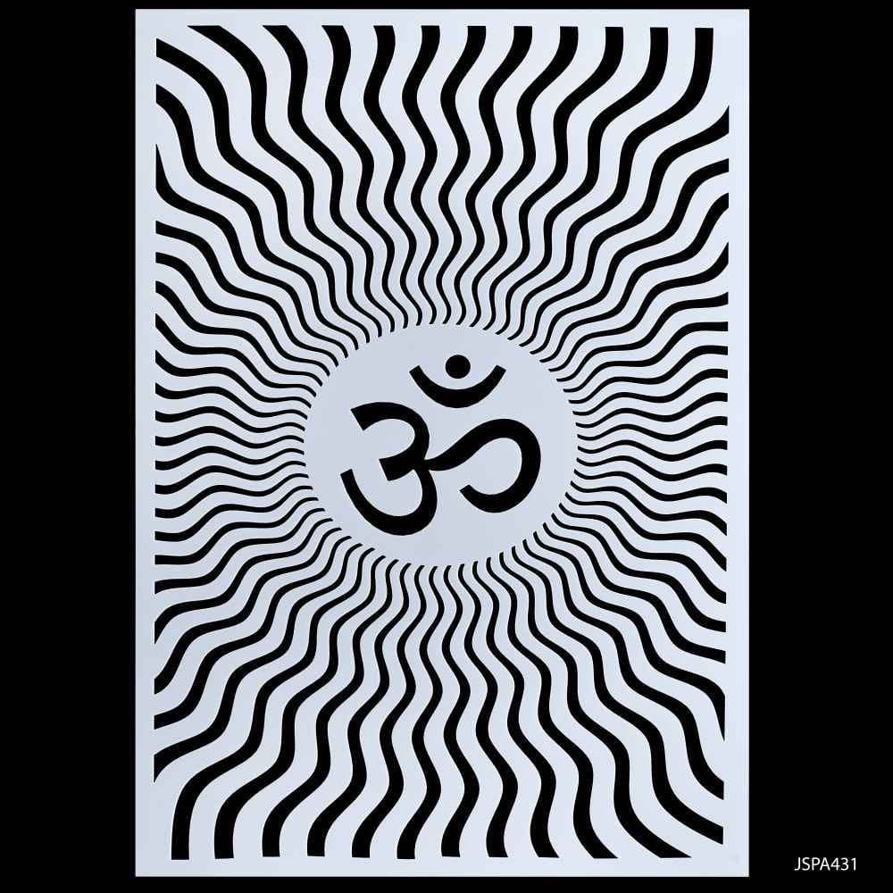 Crafts OM Drawing A4 Stencil Plastic 1 Piece JSPA431