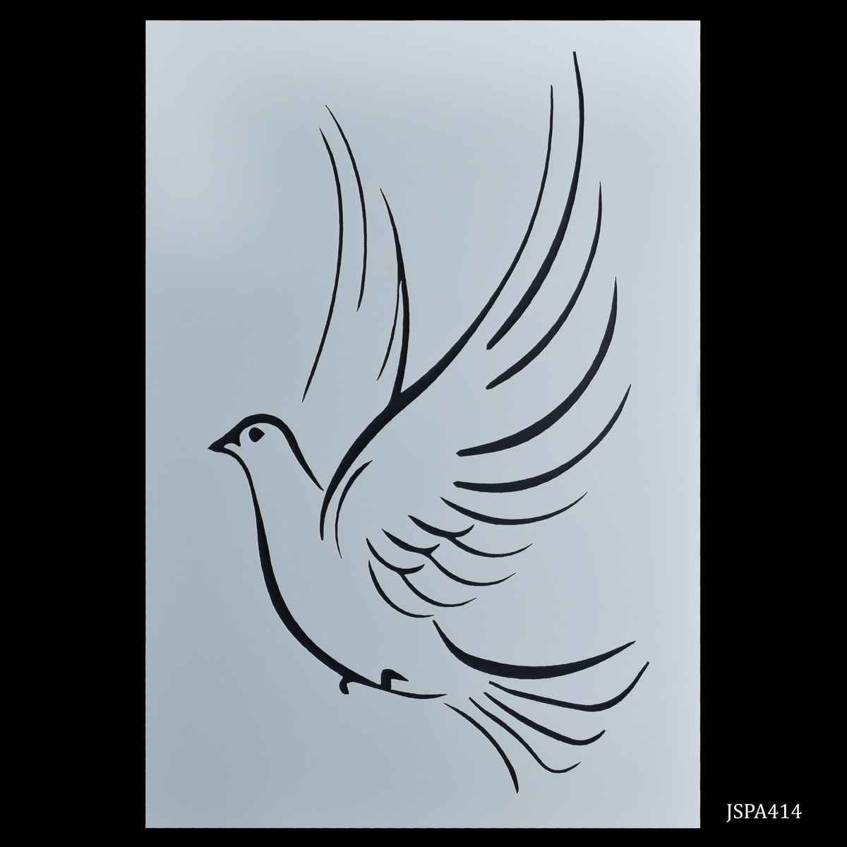 Crafts Pigeon Drawing A4 Stencil Plastic 1 Piece JSPA414