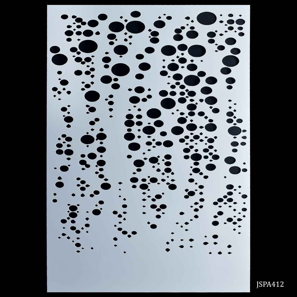 Crafts Round Dots Drawing A4 Stencil Plastic 1 Piece JSPA412