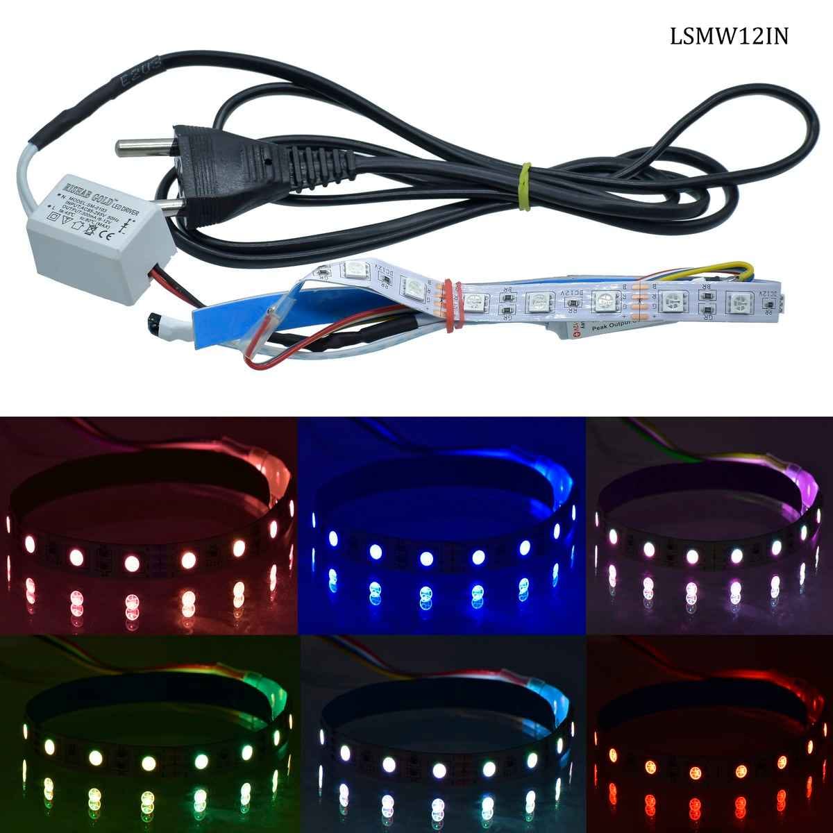 Led Strip Multicolor With Remote Size 12 Inch LSMW12IN