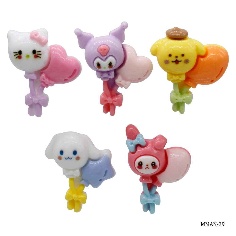 Miniature Model Animal Hello Kitty Set of 5 Pcs Mix Colour MMAN-39