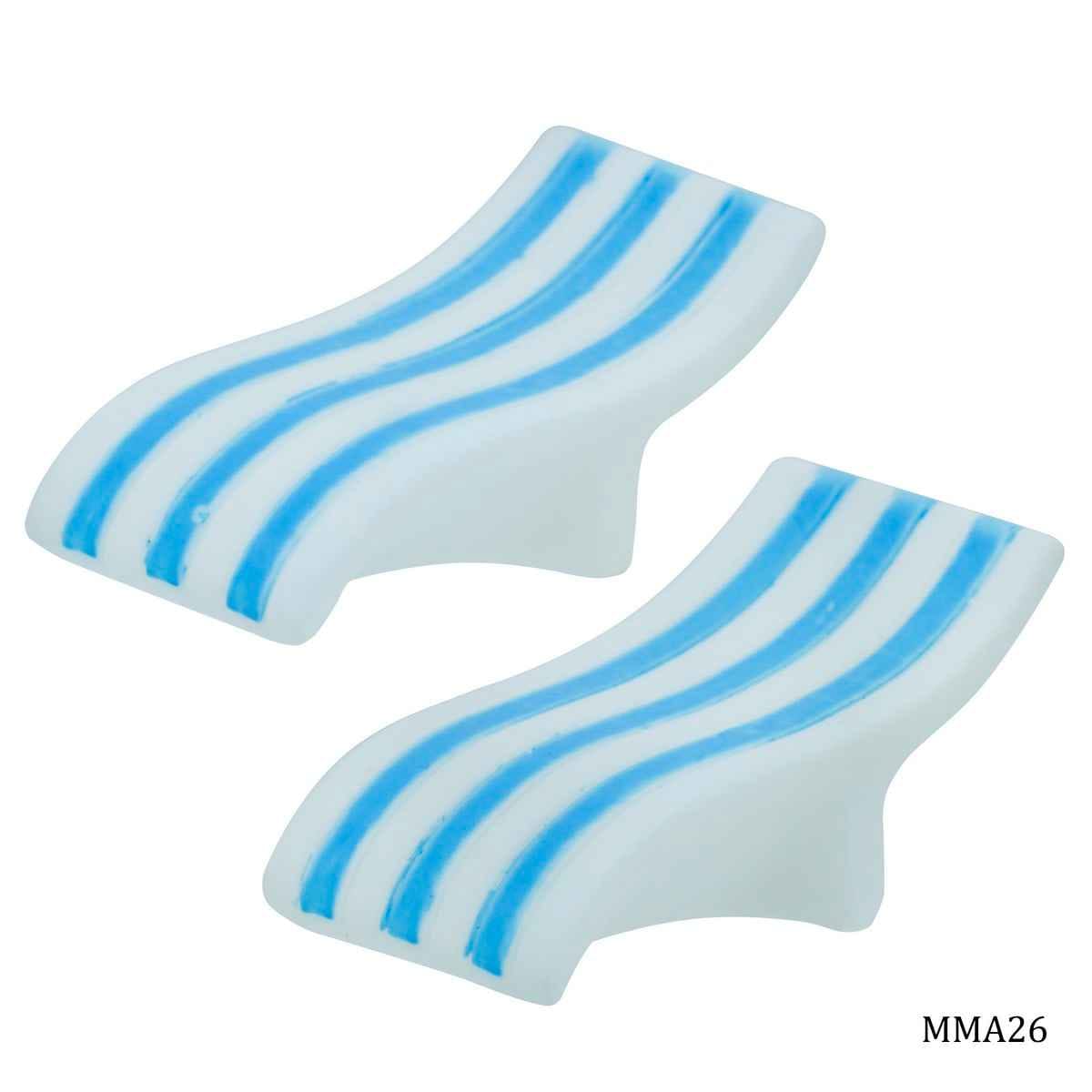 Miniature Model Beach Chair Set of 2 Pcs, Size: 2.5x5x1.5 cm (C0347-17) MMA26