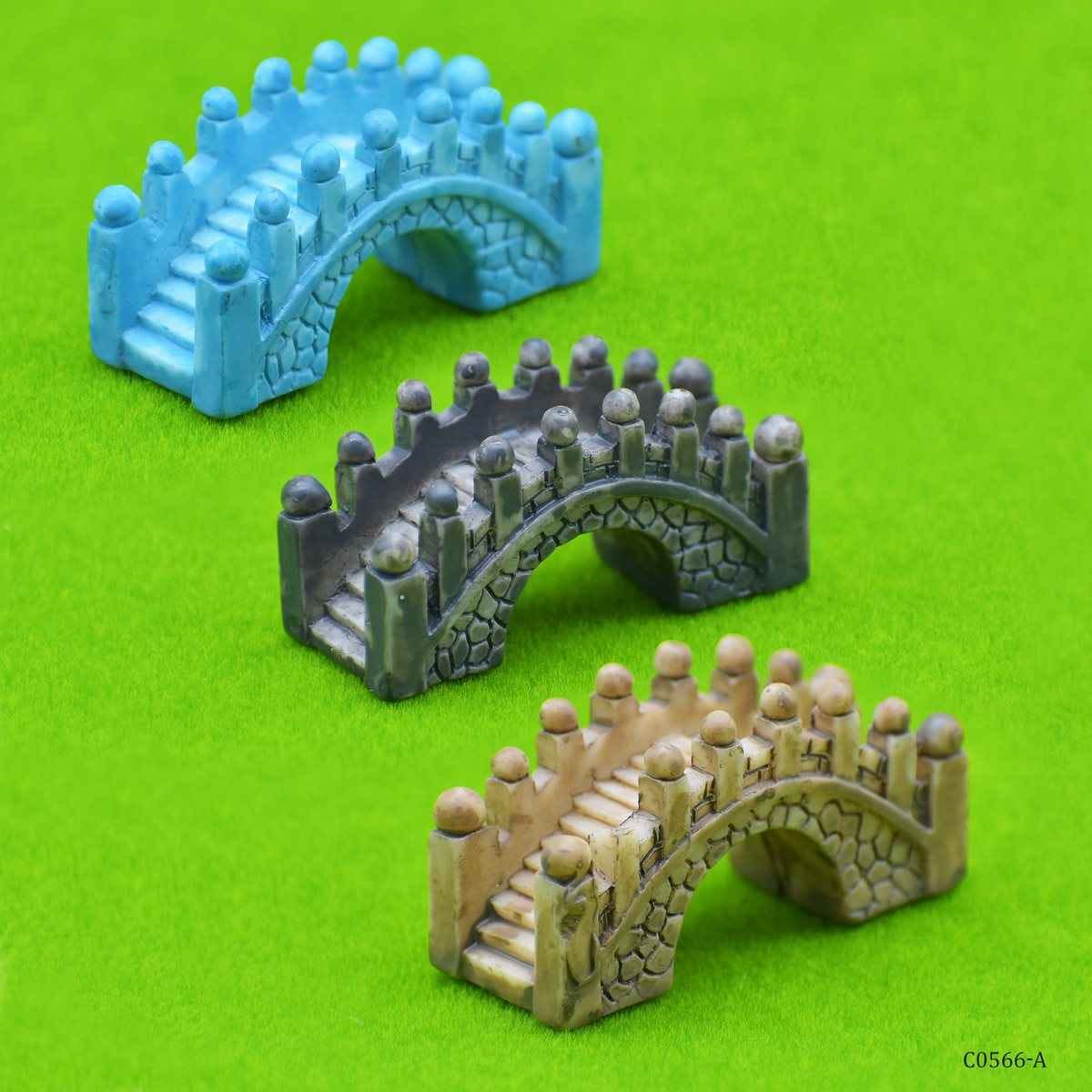 Miniature Model Bridge Pack of 3 Pcs (C0566-1/2/3) C0566-A