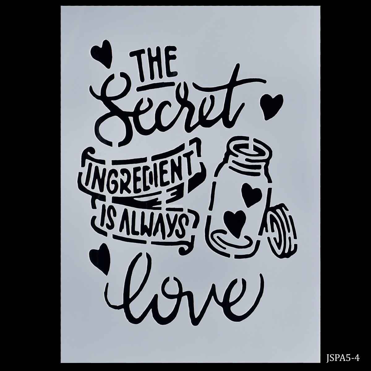 Crafts The Great Drawing A5 Stencil Plastic 1 Piece JSPA5-4