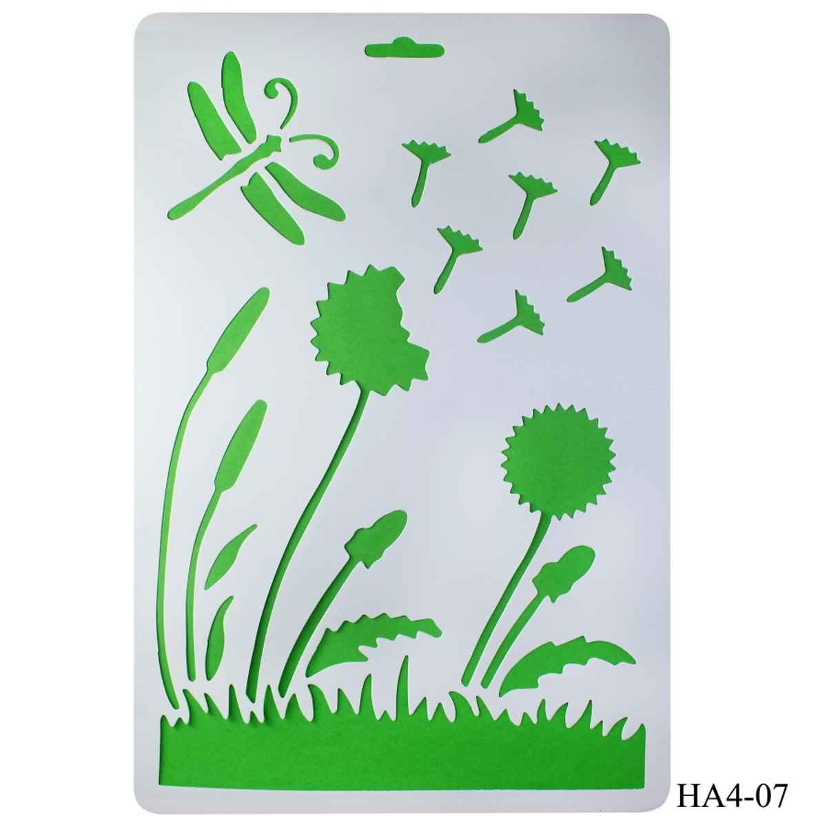 Crafts Drawing Border Stencil Plastic 1 Piece HA4-07