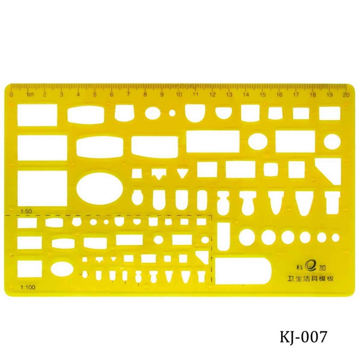 Technical Drawing Scale Stencil Template Plot Building Accurate KJ-007