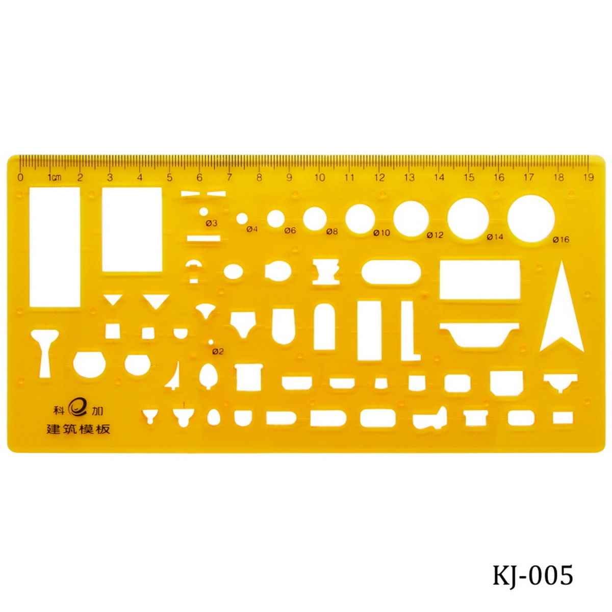 Technical Drawing Scale Stencil Template Plot Building Accurate KJ-005