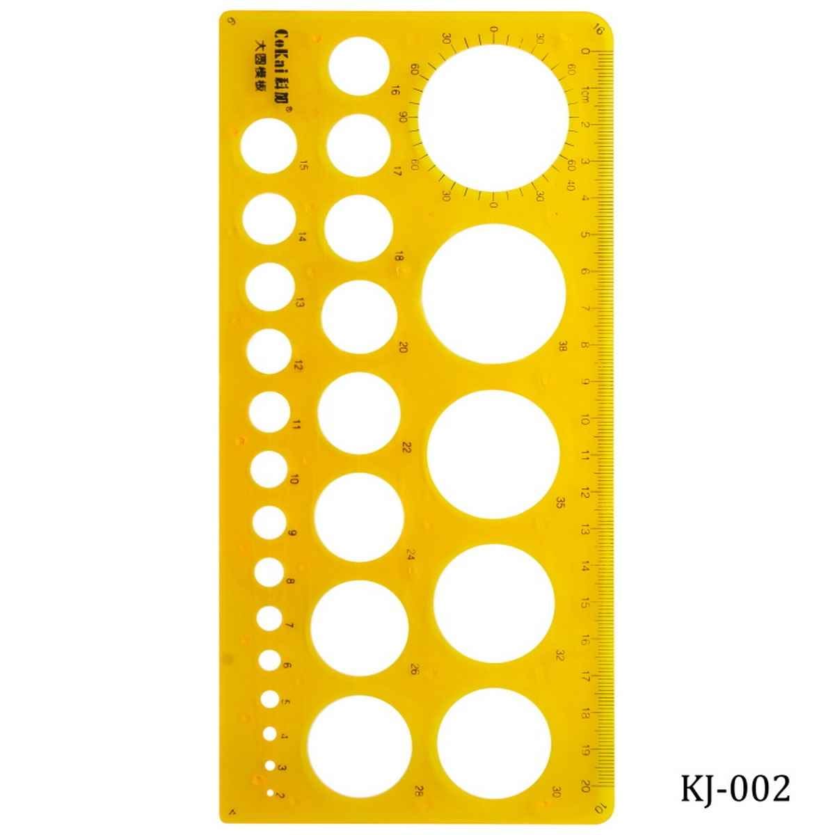 Technical Drawing Great Circle Scale Stencil Template Plot Building Accurate KJ-002
