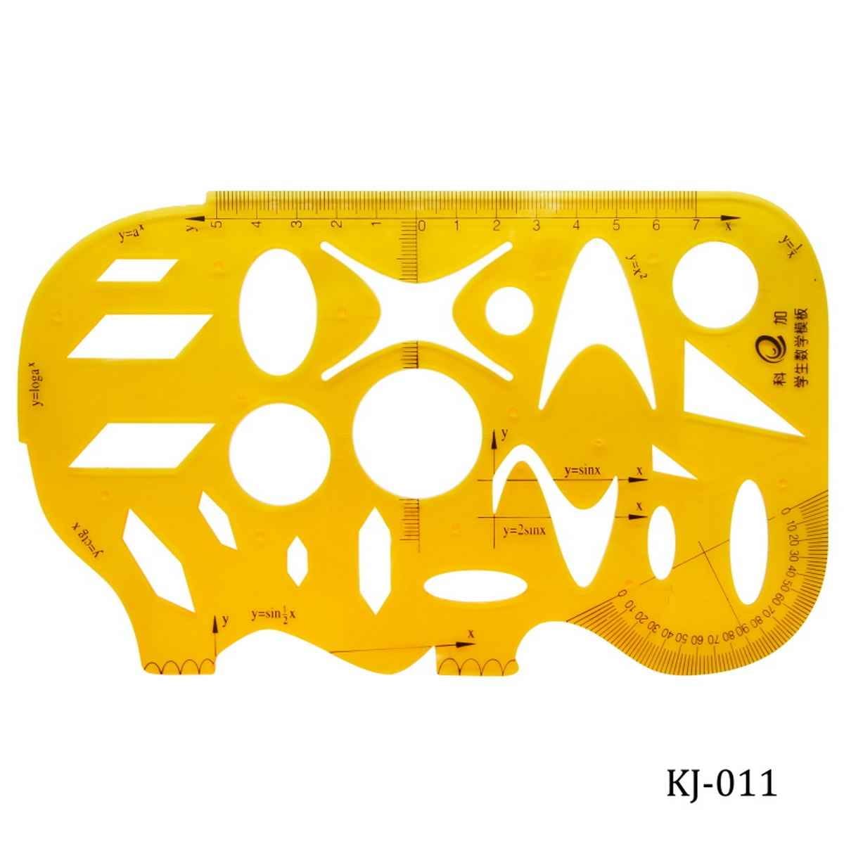 Technical Drawing Mathematical Scale Stencil Template Plot Building Accurate KJ-011