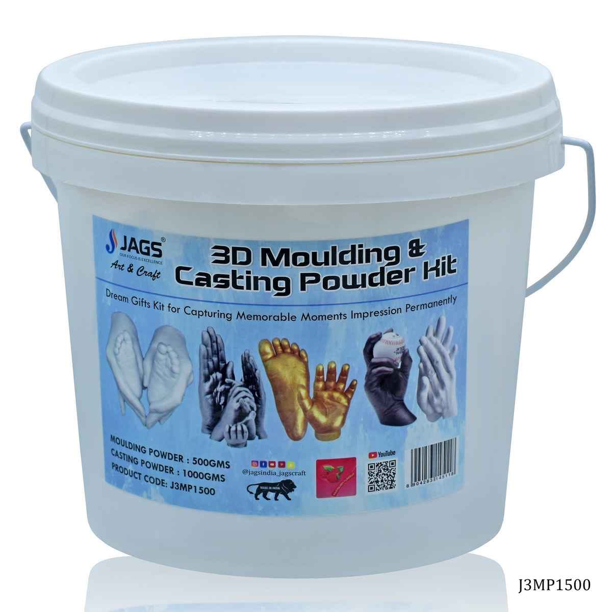 DIY 3D Moulding Powder 500 Grams & Casting Powder Kit 1000 Grams J3MP1500