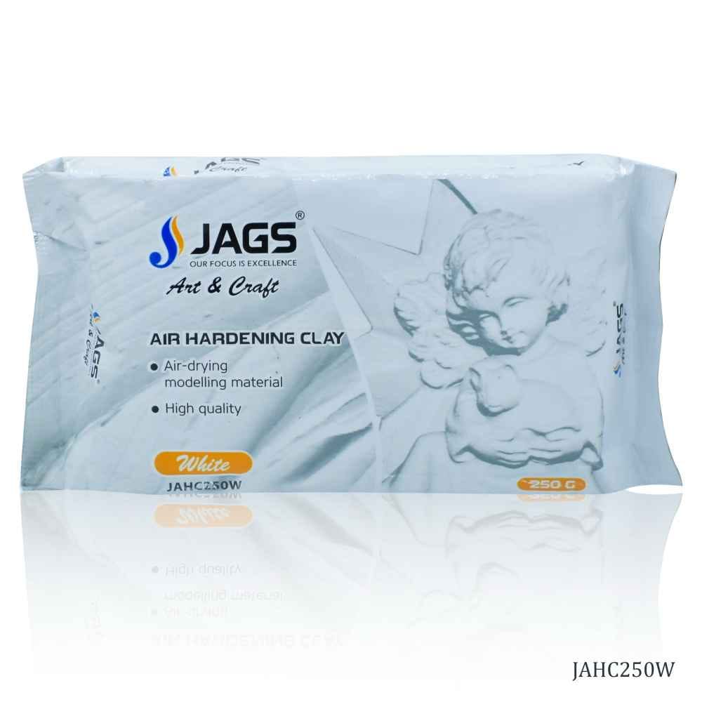 Jags White Clay 250 Grams Air Hardening JAHC250W