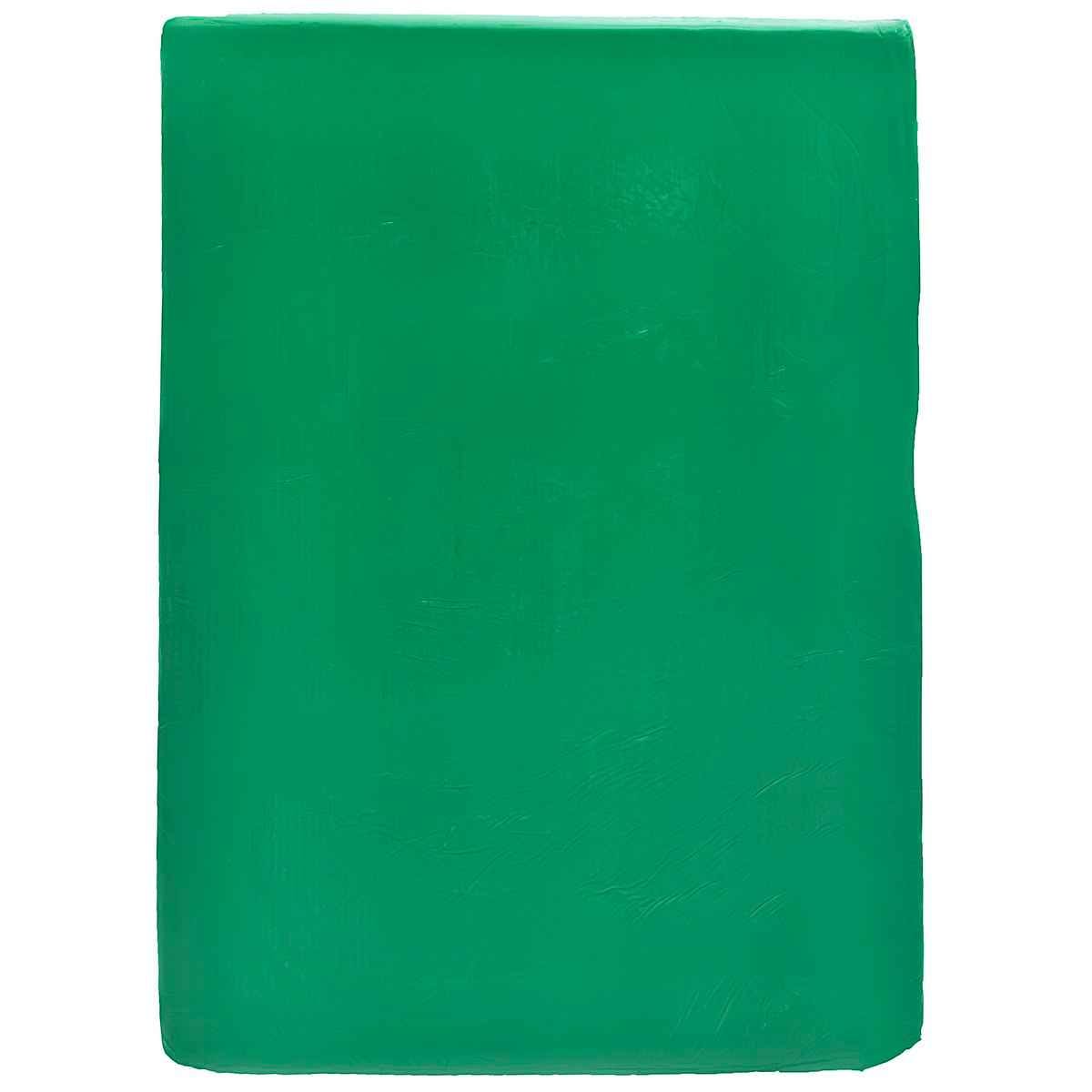 Green Polymer Oven Bake Clay 250 Grams Size LxBxH: 10x15.5x1 cm PCLAY-GN