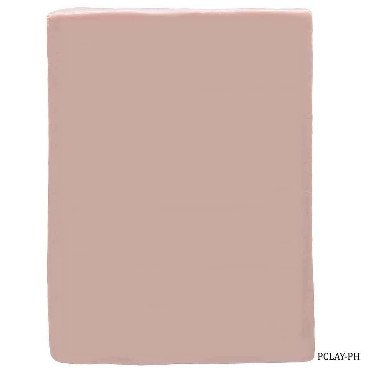Peach Polymer Oven Bake Clay 250 Grams Size LxBxH: 10x15.5x1 cm PCLAY-PH