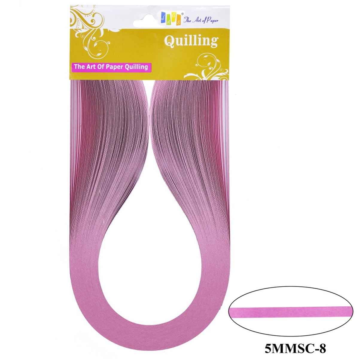 5MM Paper Quilling Strips Baby Pink Colour 100 Strips 5MMSC-08