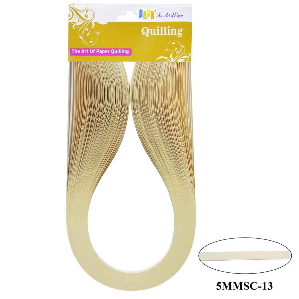 5MM Paper Quilling Strips Cream Colour 100 Strips 5MMSC-13