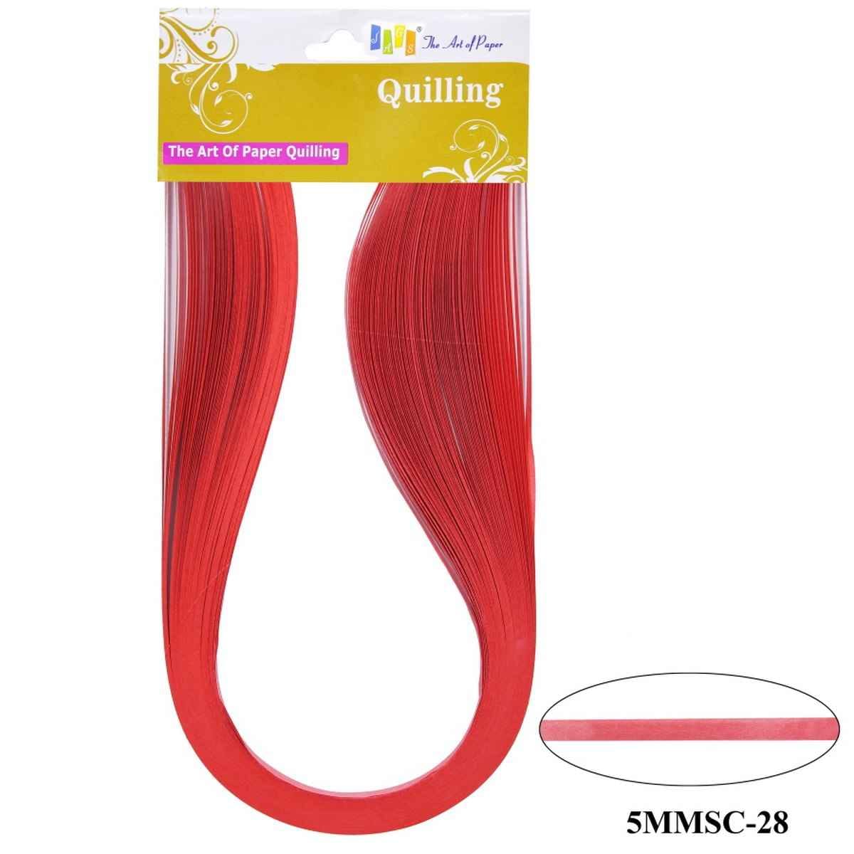 5MM Paper Quilling Strips Dark Peach Colour 100 Strips 5MMSC-28