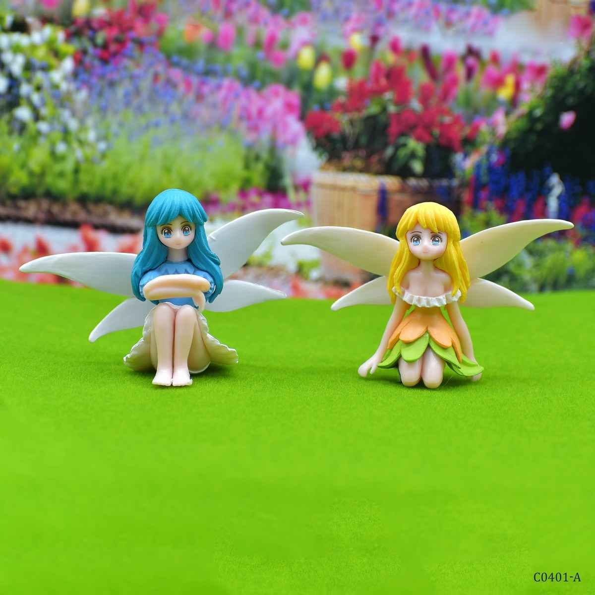 Miniature Model Fairy Shaped Garden Girl Pack of 2 Pcs (C0401) C0401-A