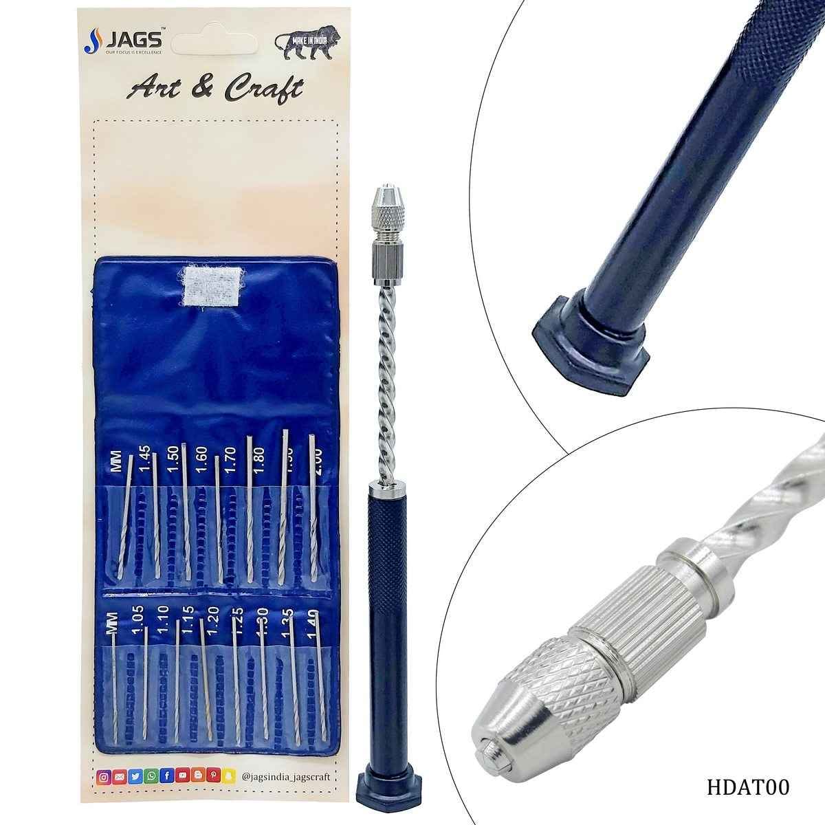 Hand Drill And Tool with 16 different Needles Set For Resin Artwork HDAT00