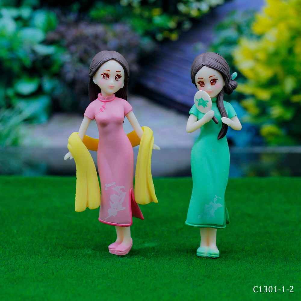 Miniature Model Girls Pack of 2 Pcs Mix (1No) C1301-1 To 2 C1301-1-2
