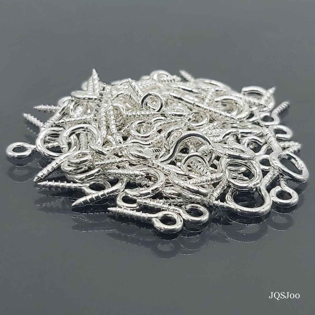 Silver Jewellery Q-Hooks 13mm 10 GRAM 450 Hooks 1 Box JQSJ00