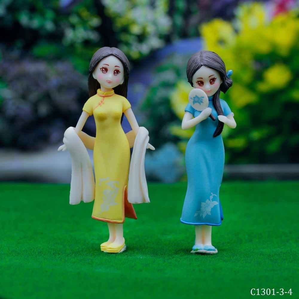 Miniature Model Girls Pack of 2 Pcs Mix (2No) C1301-3 To 4 C1301-3-4