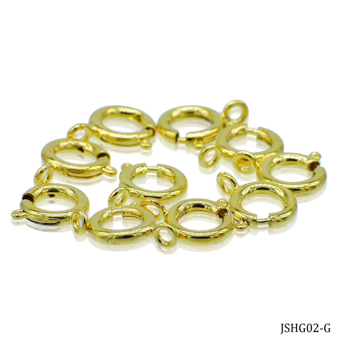 Jewellery French Ear wires Hooks Round Leverback Earring Hooks Big Gold Set Of 10 Pcs JSHG02-G