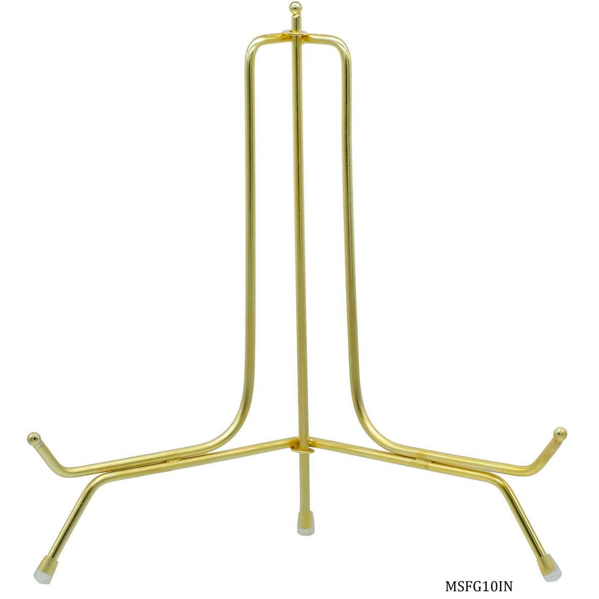 Resin Metal Folding Stand Gold Colour 10 inch MSFG10IN
