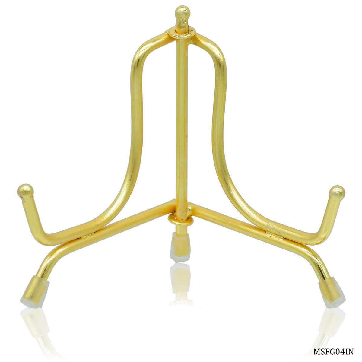 Resin Metal Folding Stand Gold Colour 4 inch MSFG04IN