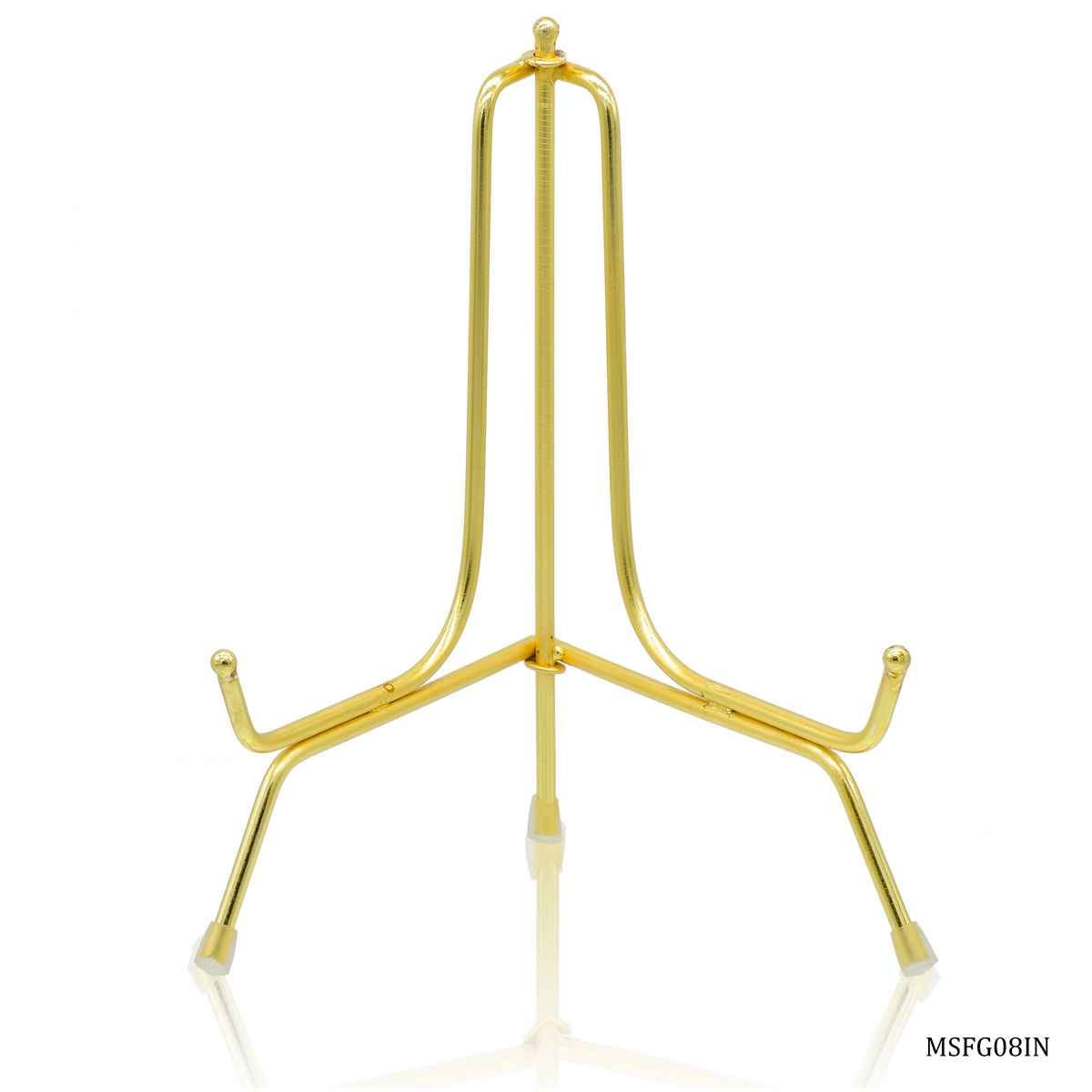 Resin Metal Folding Stand Gold Colour 8 inch MSFG08IN